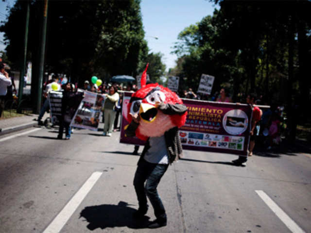 Demonstration by animal rights groups in Guatemala