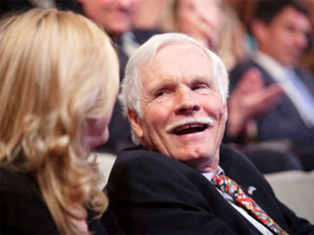 CNN founder Ted Turner at the screening of 'Cold War'