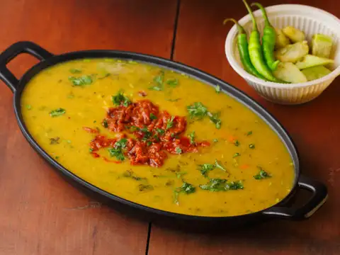 Masoor Dal and Spinach Soup