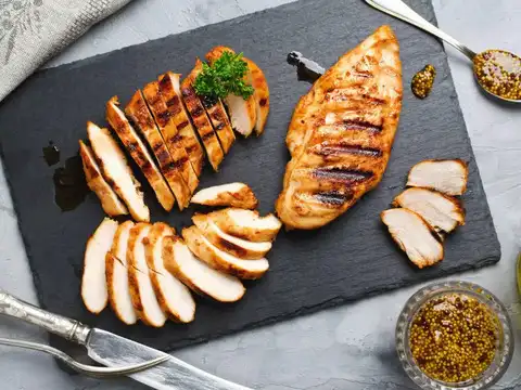 Grilled Chicken and Hummus Wrap