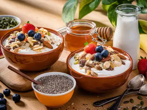 Greek Yogurt with Pumpkin Seeds and Honey