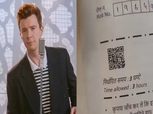 'Never Gonna Give You Up': CBSE Class 12 Maths paper QR code leads to ...