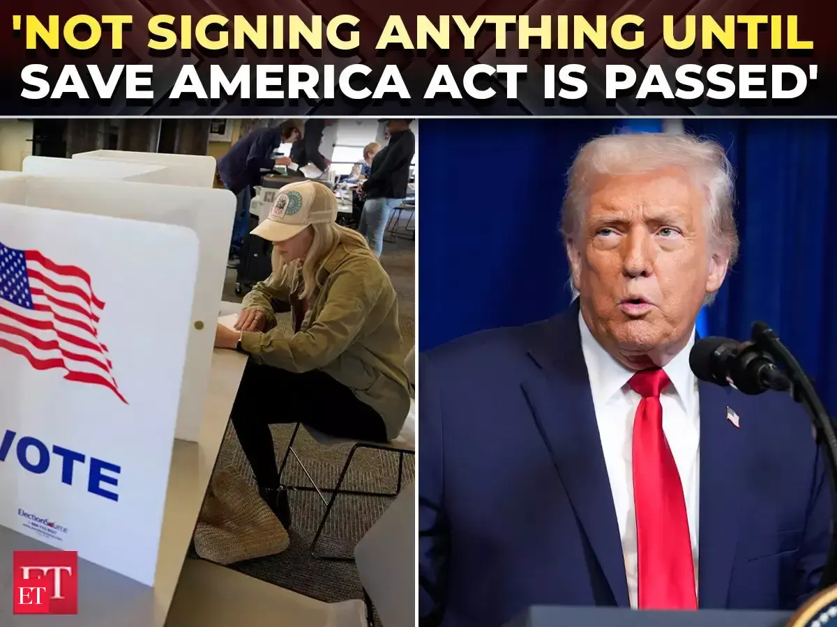 ‘You CAN’T SAY NO, else…’: Trump’s ultimatum to Congress to pass SAVE ...