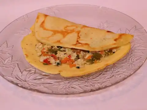 Moong Dal Chilla with Greek Yogurt