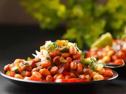 Boiled Peanut Chaat
