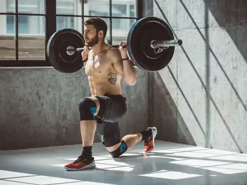 Barbell Lunges