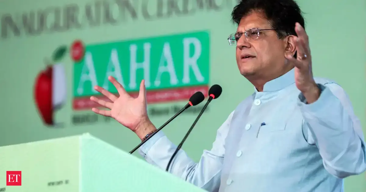 India should aim to be top agri exporter: Goyal