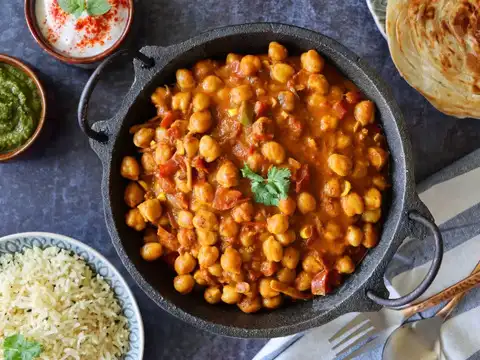 Chickpea (Chana) and Spinach Brown Rice
