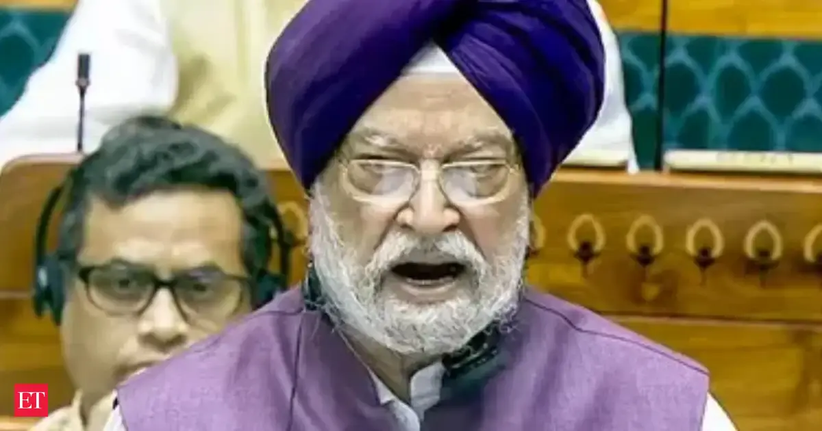 India's kitchens safe amid energy shock, assures Hardeep Puri