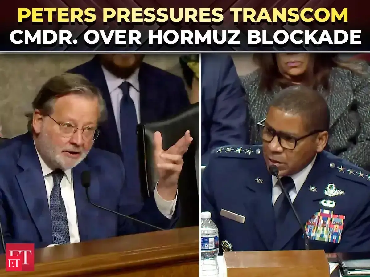 'What's the plan to open Hormuz?': Sen Peters confronts military ...