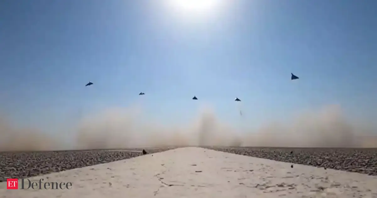 Middle East war: IRGC releases footage of coordinated launch against US-Israeli positions with swarm of drones