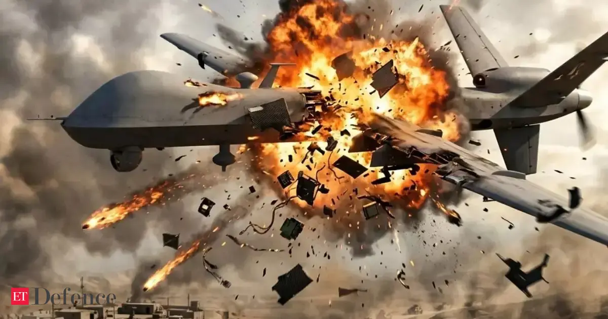 Four injured after being hit by drone debris in Pakistan