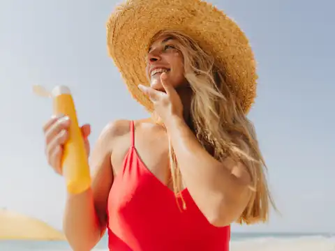  Moisturiser and sunscreen for protection