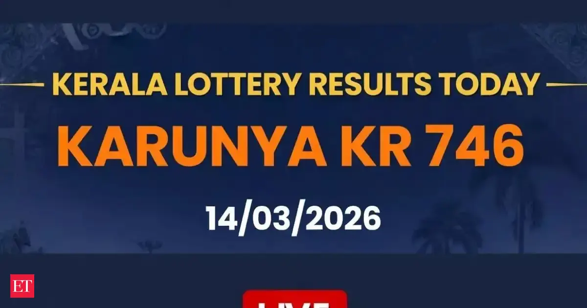 Kerala Karunya KR 746 lottery outcome right this moment, 14/03/2026; Check ₹1 crore prize winner and full listing right here