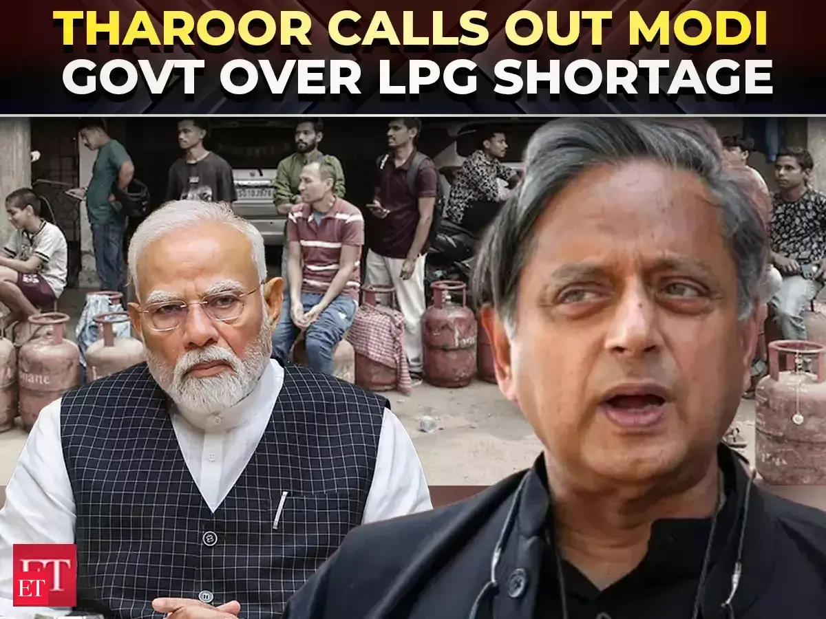 'Genuine LPG crisis...': Tharoor gives reality check to PM Modi’s govt ...