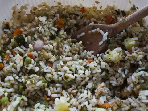  Leftover Rice Stir-Mix