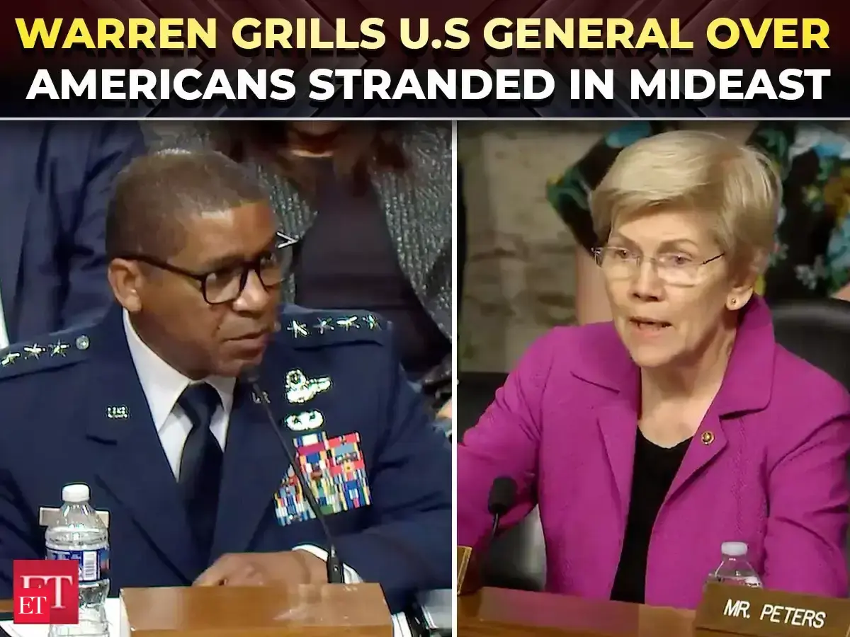 'They’re not getting help from Govt': Elizabeth Warren confronts ...
