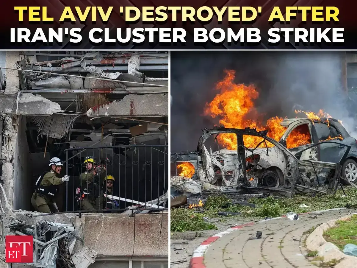 Israel wakes to destruction after Iranian missile barrage: Craters, burnt cars and panic across city