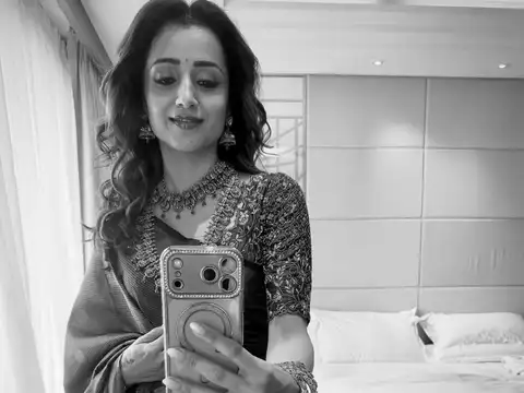 When Trisha Krishnan shared her wedding look online