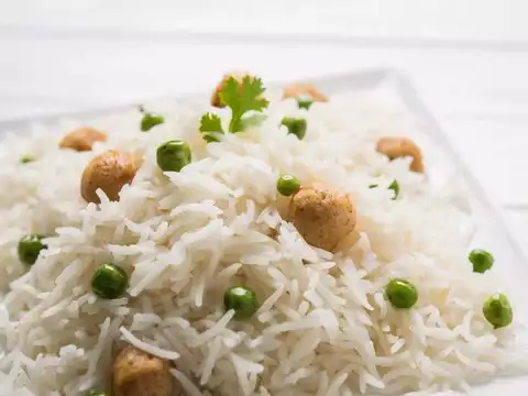 Soya Chunk and Spinach Pulao