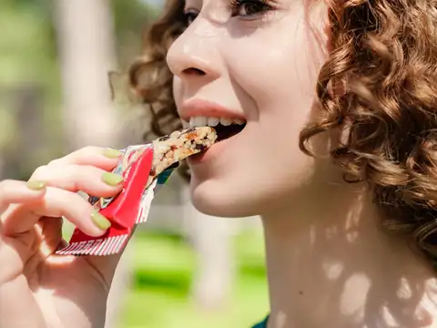Eating directly from the packe