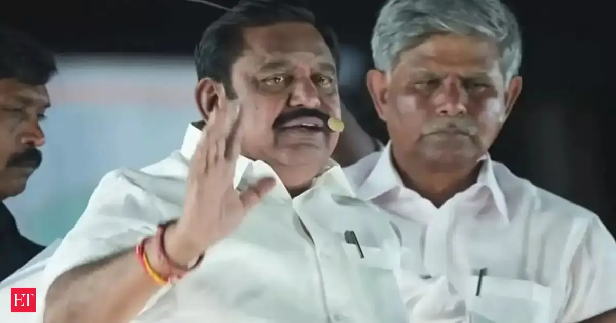 DMK regime made Tamil Nadu a hub of drug trafficking, claims AIADMK chief Palaniswami