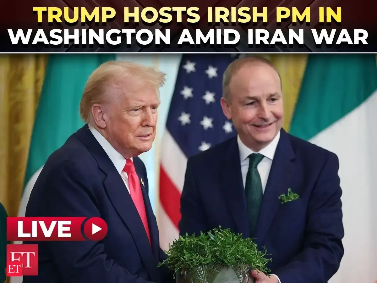 LIVE: Trump &amp; Taoiseach meet in USA under shadow of Iran war and strained international relations