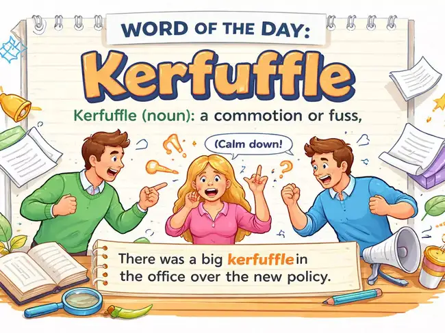 Word of the Day: Kerfuffle - The Economic Times