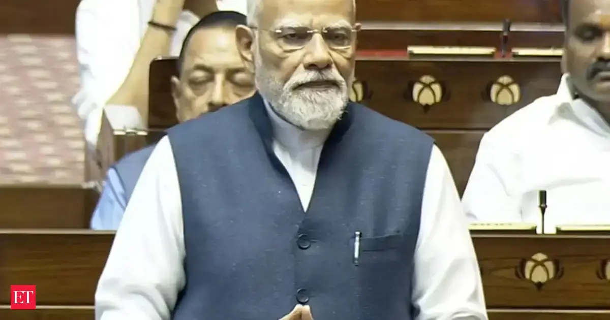 'No full stop in politics': PM Modi bids farewell to retiring Rajya Sabha MPs