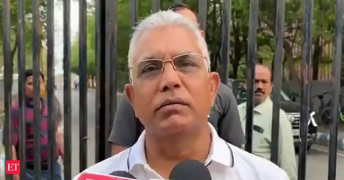 BJP ‘trapped’ Mamata in Bhabanipur with Suvendu pick: Dilip Ghosh