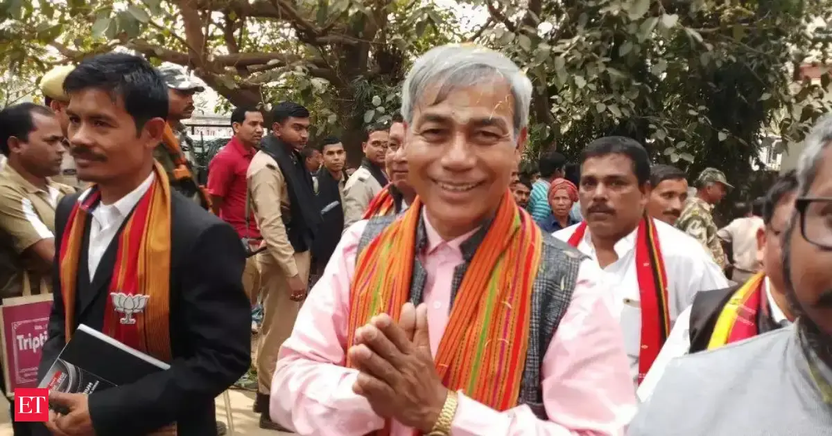 Tribal leader Ram Pada Jamatia takes Tripura assembly Speaker’s chair unopposed