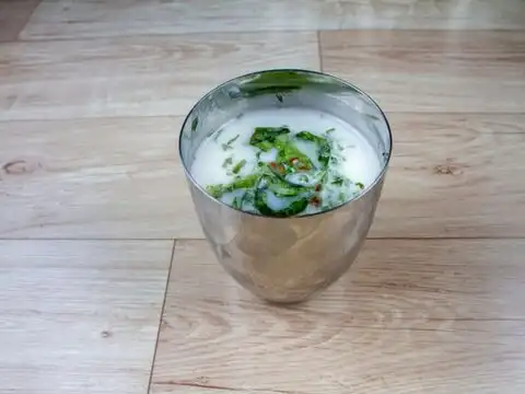 Coriander and Green Chili Chaas &mdash; The Zesty Shield