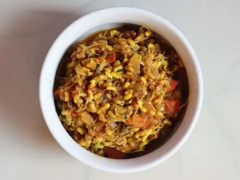 Mixed Sprouts Kadhi or Sabzi