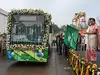 Delhi CM Rekha Gupta launches 300 EV buses