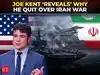 'Can't send troops to die&hellip;': Kent speaks out on resignation as counterterrorism chief amid Iran war