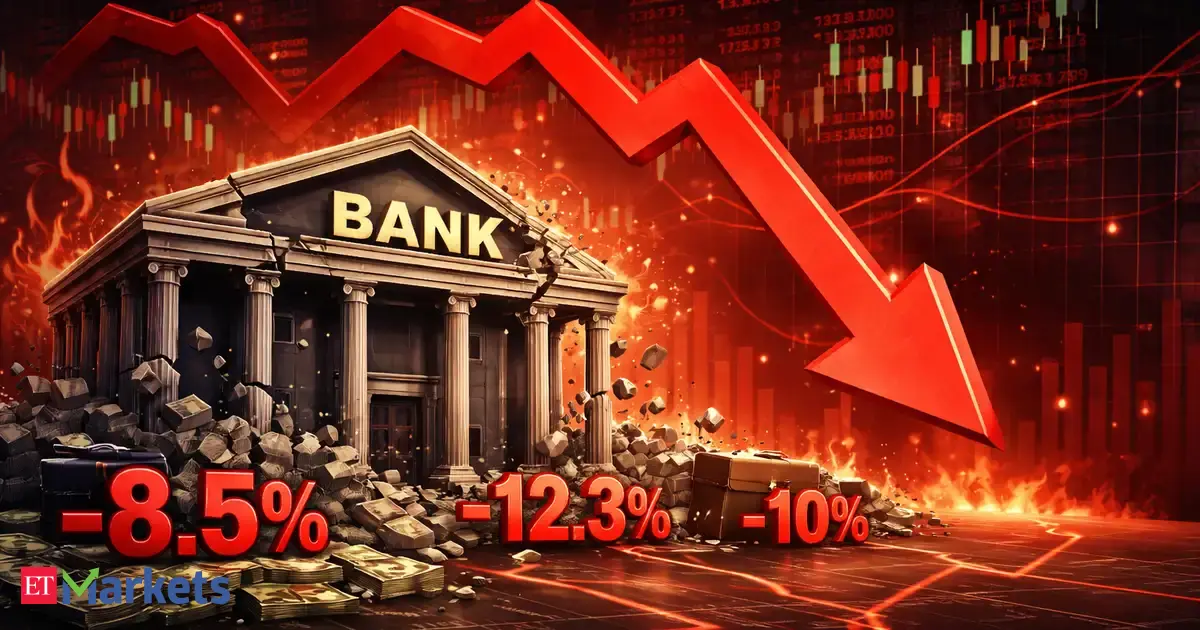 Nifty Bank logs 3rd-worst March fall since the global financial crisis. HDFC Bank, SBI among top culprits