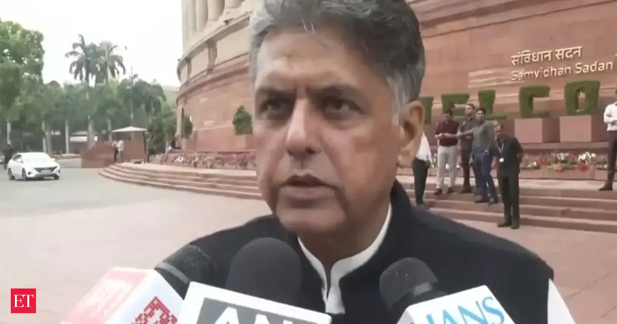 'Need to give diplomacy a chance': Congress MP Manish Tewari over supply chain disruptions amid West Asia conflict