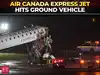 Air Canada Express jet hits ground vehicle, closing New York's LaGuardia airport
