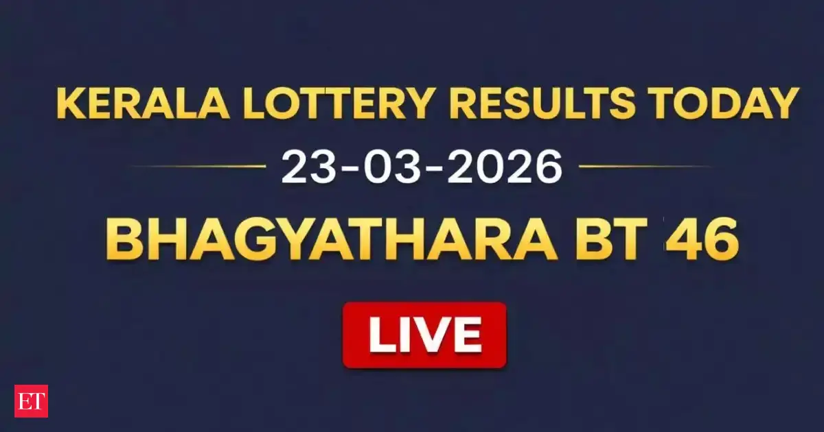 Kerala Bhagyathara BT-46 lottery end result out right this moment, 23-03-2026; Check ₹1 crore prize winner and full listing right here