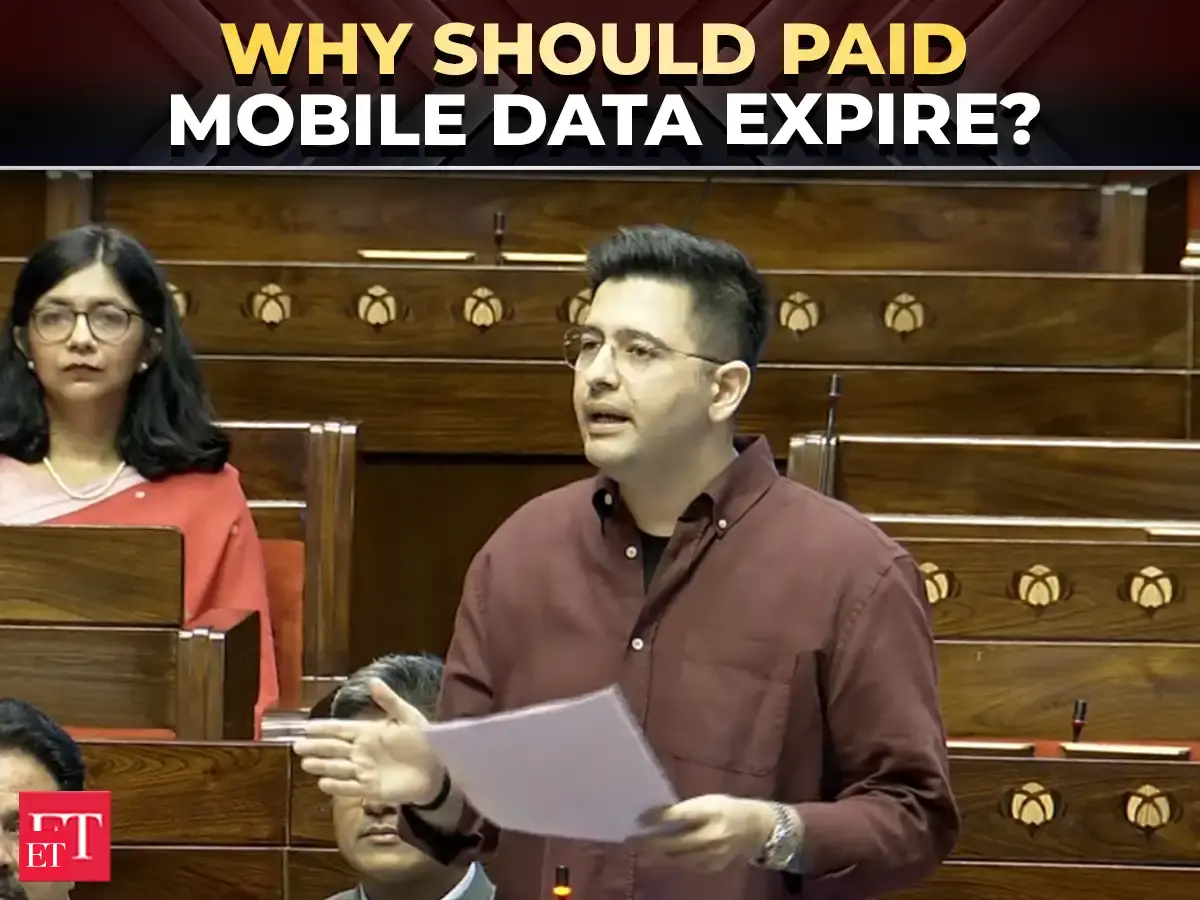 Why should paid data expire? Raghav Chadha seeks rollover of unused mobile data