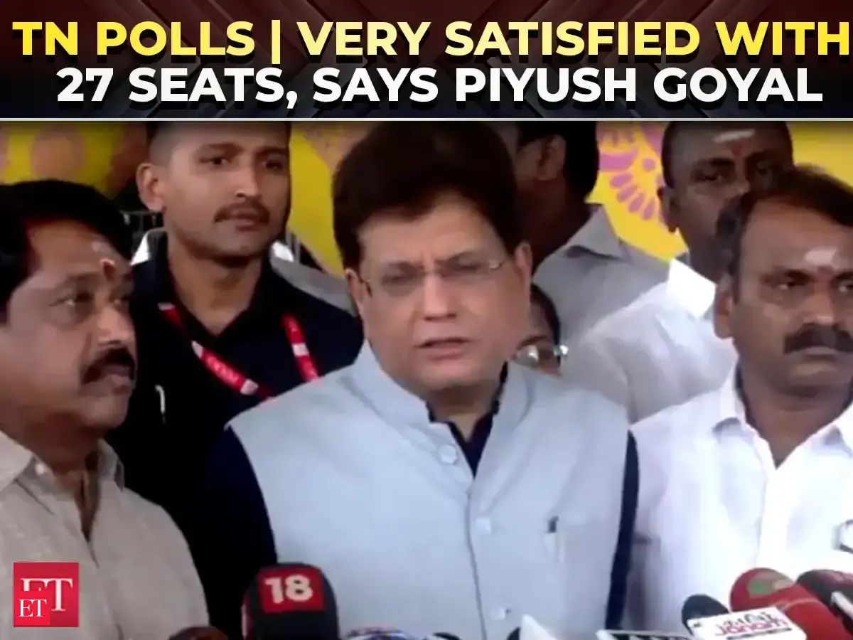 TN Polls: BJP to contest in 27 seats, PMK in 18, Piyush Goyal expresses confidence of victory