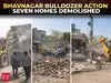 Gujarat Police launch Bulldozer Operation against crime syndicate in Bhavnagar