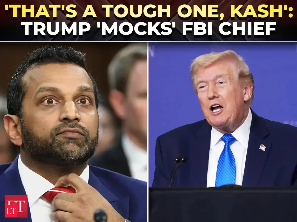 'Kash, see if you can top that…': Trump turns briefing into 'loyalty test', challenges FBI chief