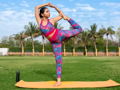 Dancer pose or natarajasana 