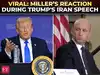 'Even Miller doesn't agree with stupid Iran war?': AWKWARD reaction during Trump speech goes viral