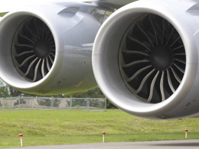 General Electric GENx-B2 engine pair on a Boeing 747-8 Intercontinental