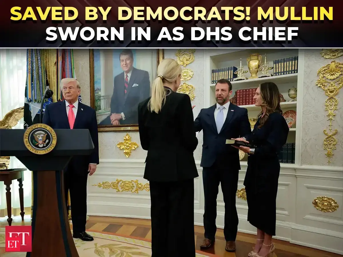 DHS gets new chief! Markwayne Mullin sworn in as Homeland Security Secretary