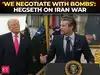 'We negotiate with bombs...': Pete Hegseth on US-Israel assertive role in Iran war