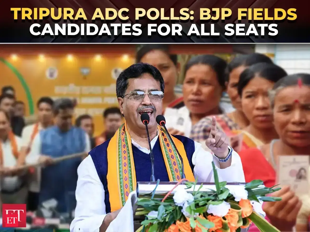 Tripura: ‘Only BJP can develop tribal areas,’ CM unveils 28 TTAADC candidate list