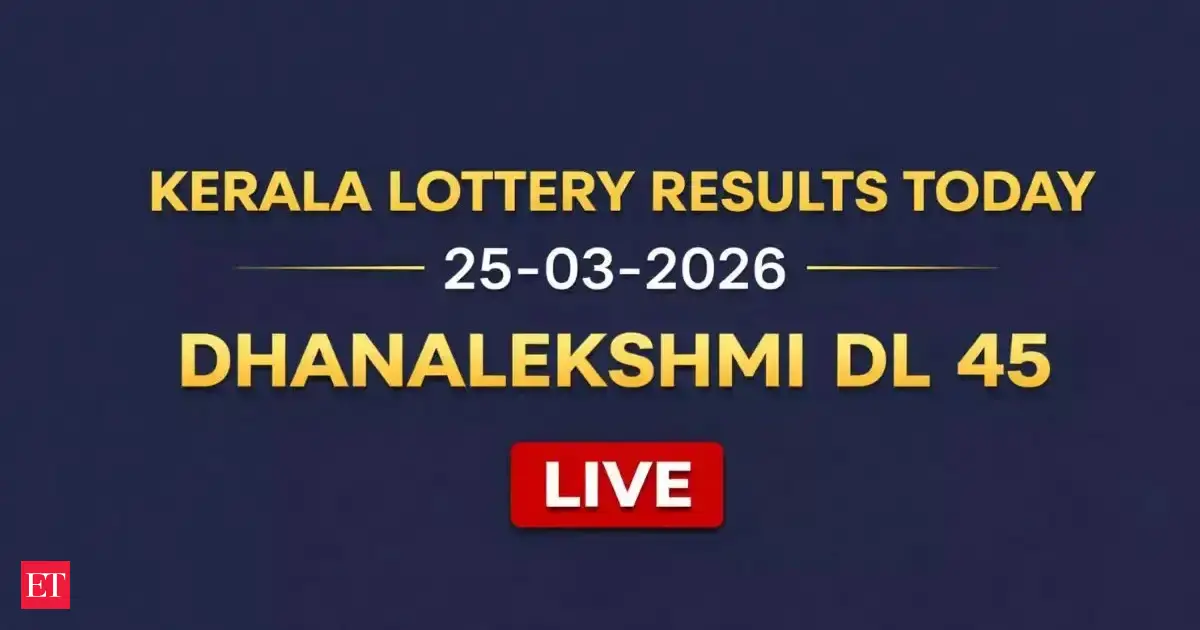 Kerala Dhanalekshmi DL-45 lottery consequence out at the moment, 25-03-2026; Check ₹1 crore prize winner and full record right here